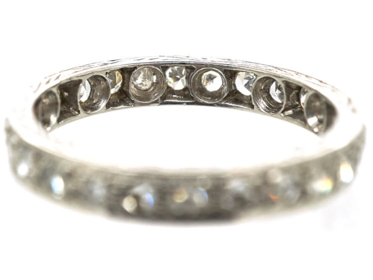 Art Deco Platinum & Diamond Eternity Ring