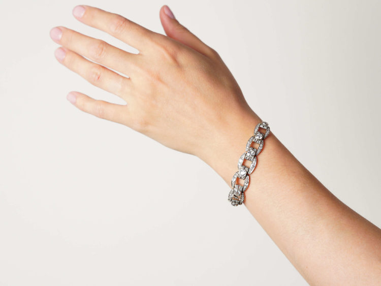 Art Deco Platinum & Diamond Bracelet