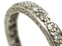 Art Deco Platinum & Diamond Eternity Ring