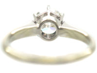 18ct White Gold Diamond Solitaire Ring