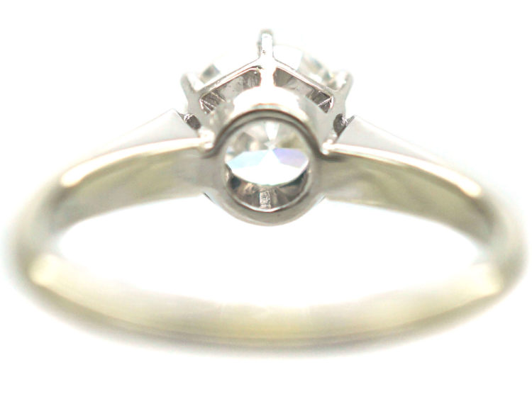 18ct White Gold Diamond Solitaire Ring