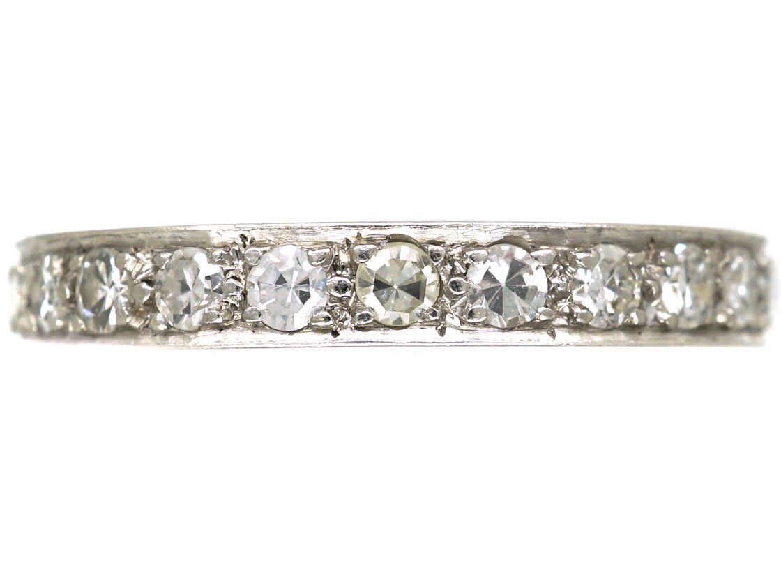 Art Deco Platinum & Diamond Eternity Ring