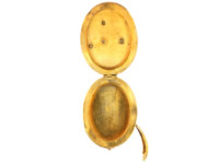 Victorian 15ct Gold Locket Pendant with Seven Compartments