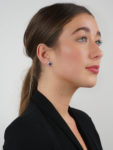 18ct White Gold, Sapphire & Diamond Cluster Earrings