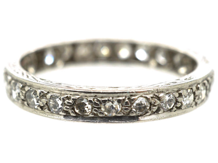 Art Deco Platinum & Diamond Eternity Ring