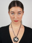 Silver & Enamel Mexican Necklace by Margot