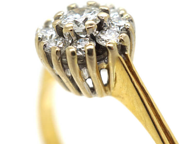 18ct Gold & Diamond Cluster Ring