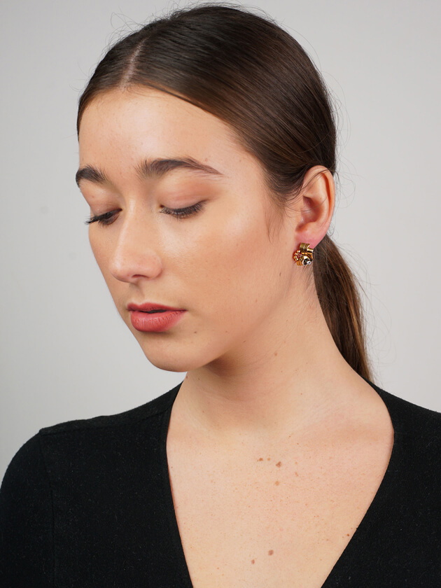 18ct Gold & Diamond Spray Earrings