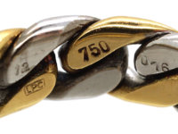 18ct White & Yellow Gold Ring set with Diamonds