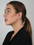 18ct White Gold Diamond Cluster Earrings