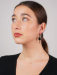 Victorian 15ct Gold & Banded Sardonyx Drop Earrings