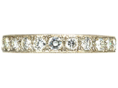 18ct White Gold & Diamond Eternity Ring