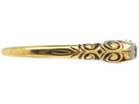 Art Deco 14ct Gold & Diamond Ring
