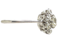 18ct White Gold Diamond Cluster Ring