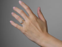 Edwardian 18ct Gold & Diamond Twist Ring