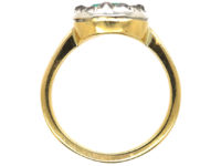 Victorian 18ct Gold Emerald & Diamond Ring