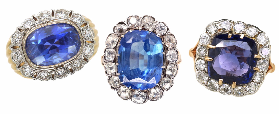 A few of the largest Sapphires that we have had over the years
