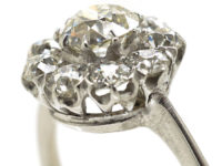 18ct White Gold Diamond Cluster Ring