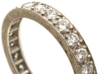 18ct White Gold & Diamond Eternity Ring