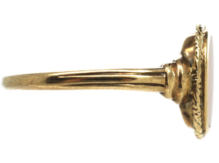 Early 20th Century Gold & Carnelian Signet Ring