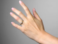 Art Deco 14ct Gold & Diamond Ring