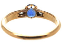 Edwardian 18ct Gold, Sapphire & Diamond Ring