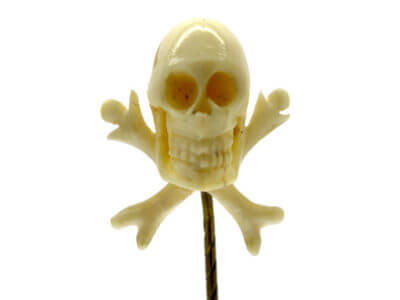 Antique jewellery skull