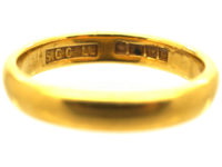 Edwardian 22ct Gold Wedding Band