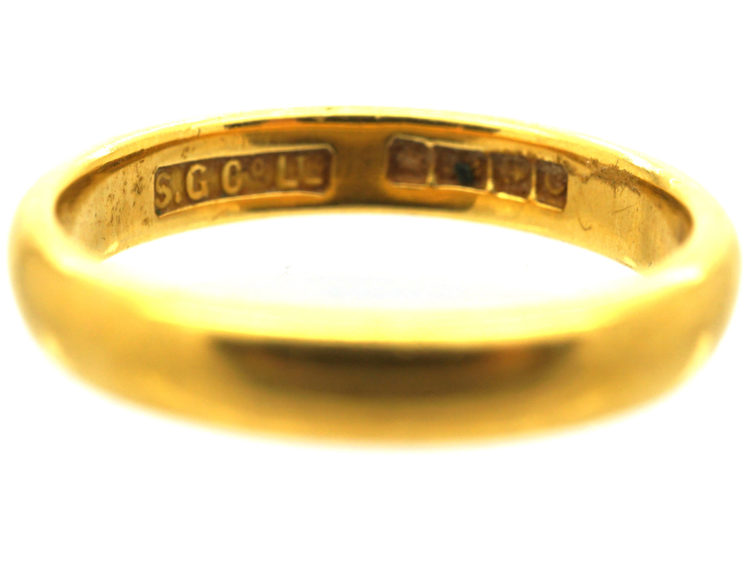Edwardian 22ct Gold Wedding Band
