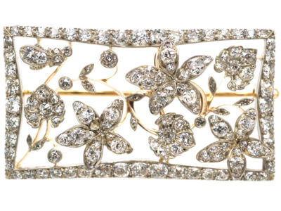 Antique jewellery flowers