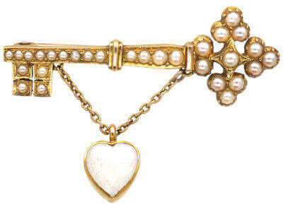 Antique jewellery keys
