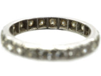 Art Deco Platinum & Diamond Eternity Ring