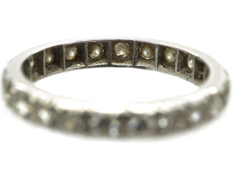 Art Deco Platinum & Diamond Eternity Ring