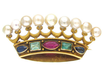 Antique jewellery crown