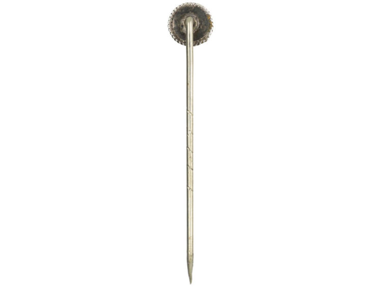 Edwardian Silver & Mother of Pearl Tie Pin