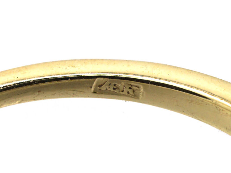 14ct Gold, Emerald & Diamond Ring
