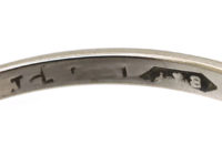 Art Deco Platinum, Three Stone Diamond Ring