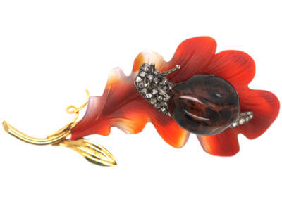 Antique jewellery snail