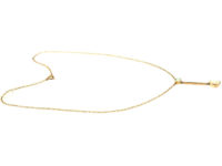 Art Deco 9ct Gold & Opal Pendant on Chain