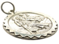 St Christopher Silver Pendant by Georg Jensen