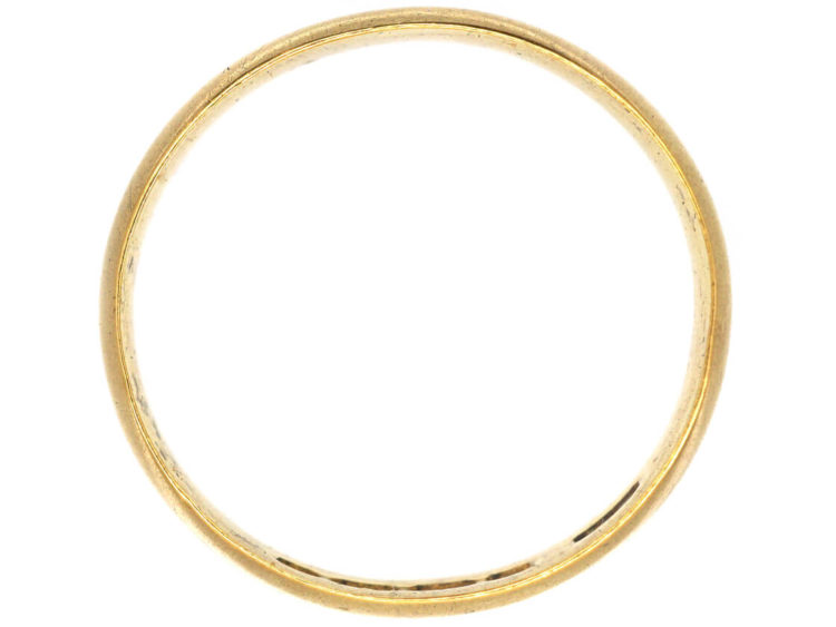 Victorian 22ct Gold Wide Wedding Band