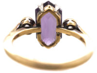 Art Deco Amethyst & Diamond Ring