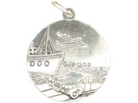 St Christopher Silver Pendant by Georg Jensen