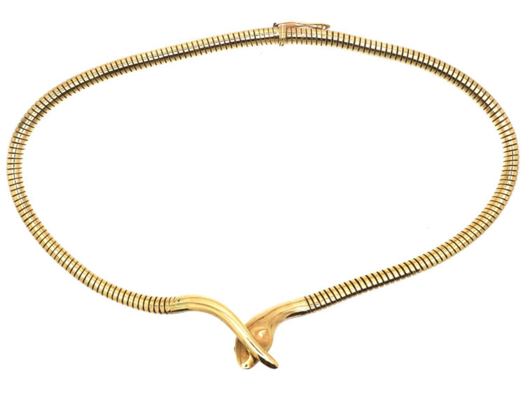 9ct Gold Snake Necklace