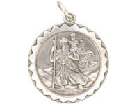 St Christopher Silver Pendant by Georg Jensen