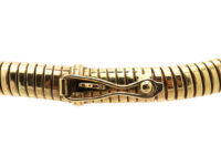 19th Century 14ct Gold & Blue Enamel Snake Necklace