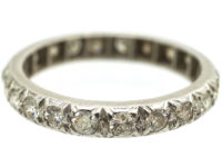Art Deco Platinum & Diamond Eternity Ring