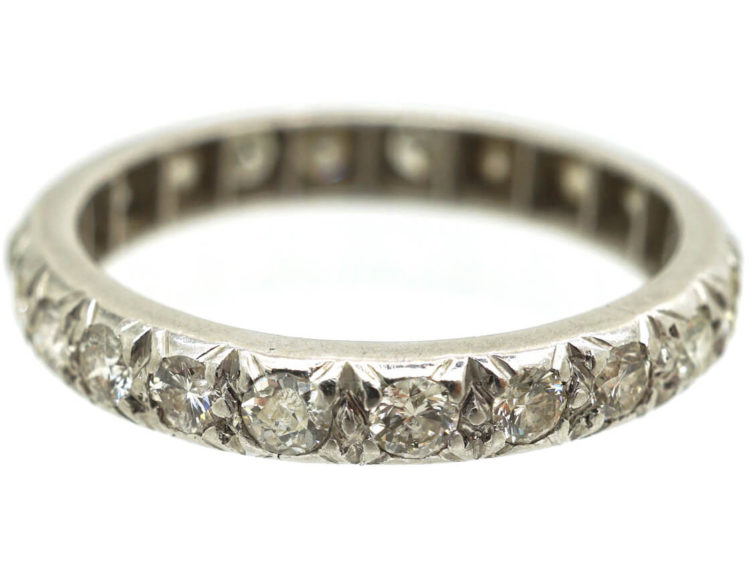 Art Deco Platinum & Diamond Eternity Ring