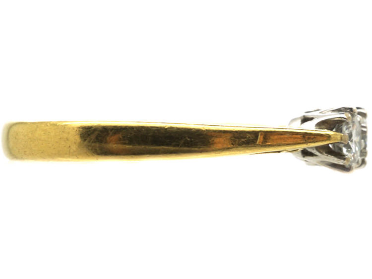 18ct Gold Three Stone Diamond Ring