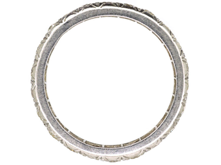 Art Deco Platinum & Diamond Eternity Ring